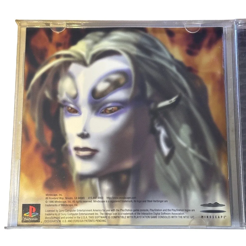 Steel Harbinger Sony PlayStation 1 PS1 1996 Mindscape Sci-Fi Action Game